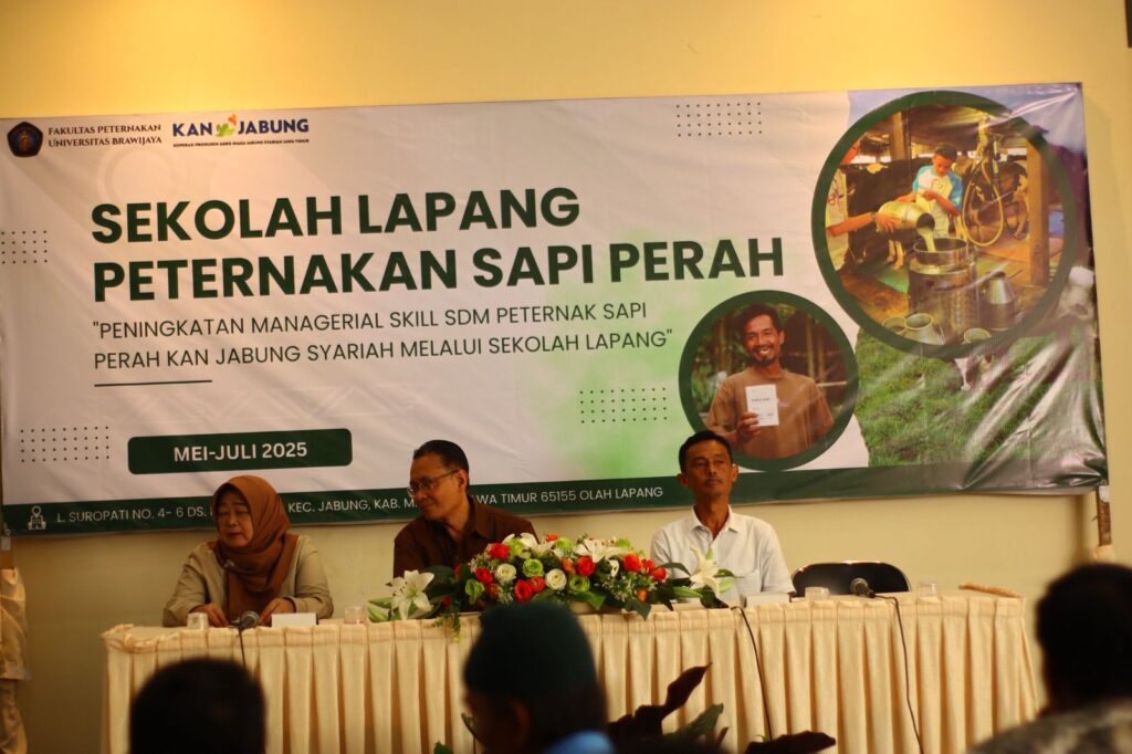 Pembukaan sekolah lapang kan jabug dengan Fakultas Peternakan Universitas Brawijya